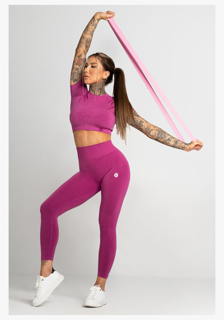 Gym Glamour Second Skin Pink Leggings Gym Glamour Second Skin Pink Leggings