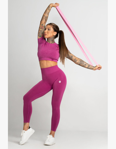 Gym Glamour Second Skin Pink Leggings