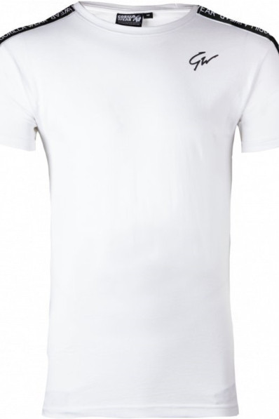 CHESTER T-SHIRT - WHITE/BLACK - Gorilla Wear