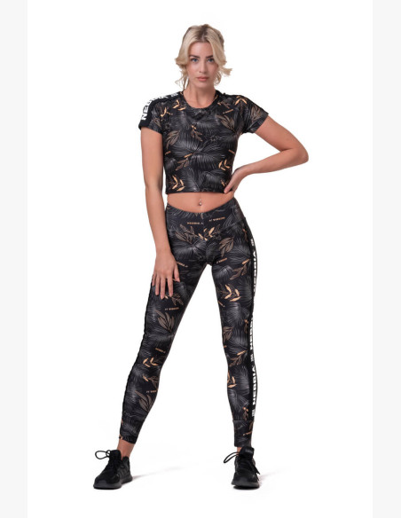 NEBBIA Crop Top Active Black Black