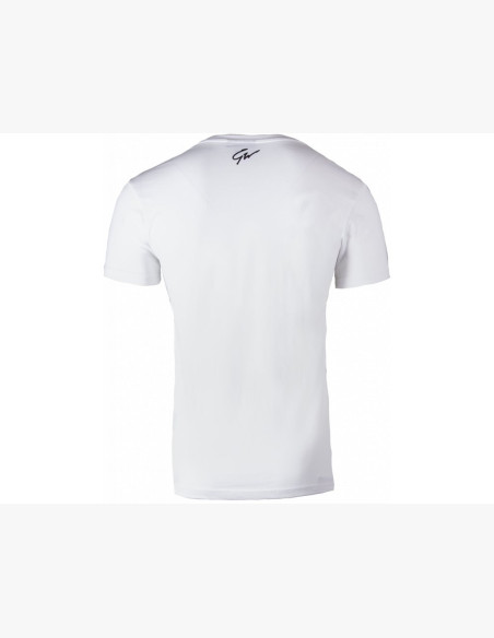 CHESTER T-SHIRT - WHITE/BLACK - Gorilla Wear