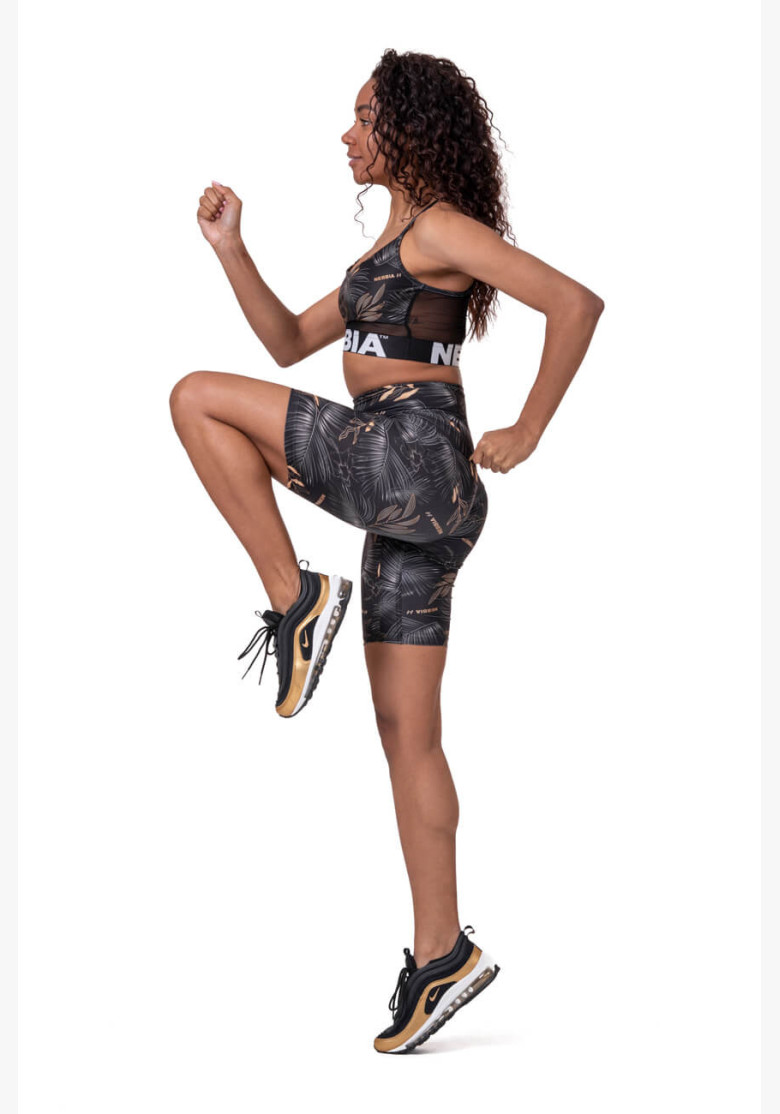 NEBBIA Biker Shorts Active Black Black