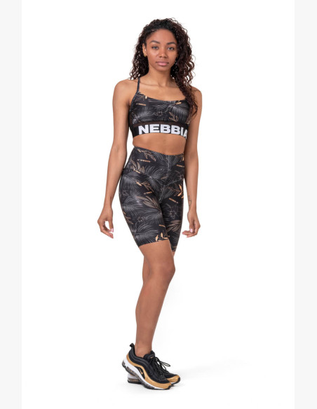 NEBBIA Biker Shorts Active Black Black