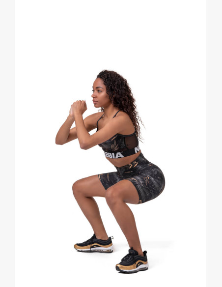 NEBBIA Biker Shorts Active Black Black