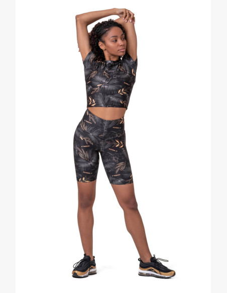 NEBBIA Biker Shorts Active Black Black