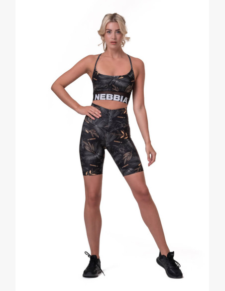 NEBBIA Biker Shorts Active Black Black
