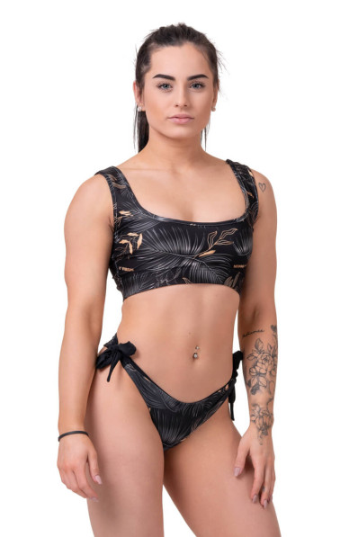 NEBBIA Miami Sporty Bikini Bralette (vrchný diel) čierna
