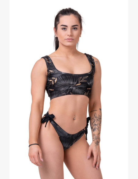 NEBBIA Miami Sporty Bikini Bralette (top) black