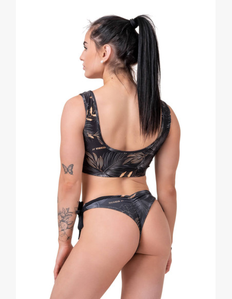 NEBBIA Miami Sporty Bikini Bralette (top) black