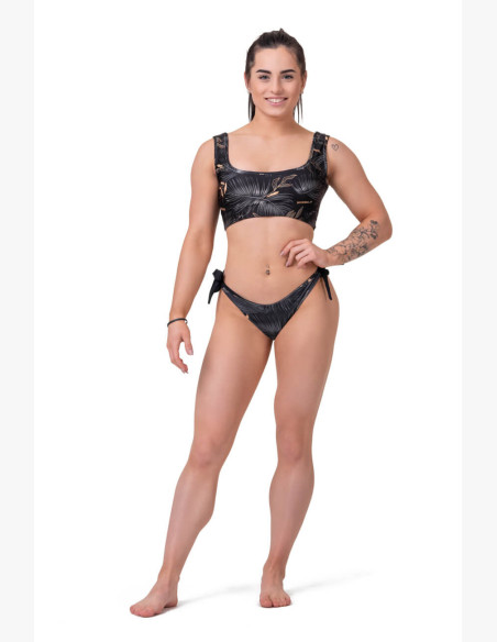 NEBBIA Miami Sporty Bikini Bralette (top) black