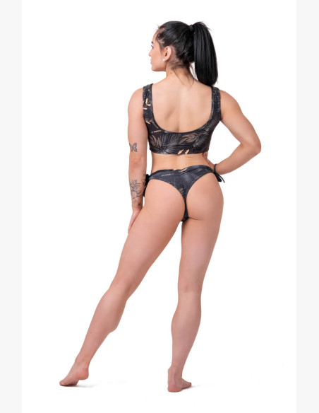 NEBBIA Miami Sporty Bikini Bralette (top) black