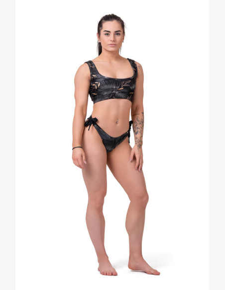 NEBBIA Miami Sporty Bikini Bralette (top) black
