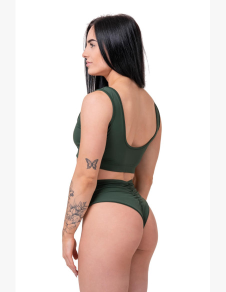 NEBBIA Miami Sporty Bikini Bralette (top) green