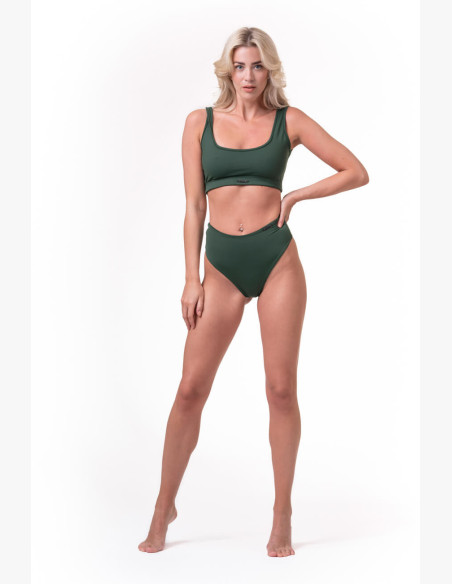NEBBIA Miami Sporty Bikini Bralette (top) green