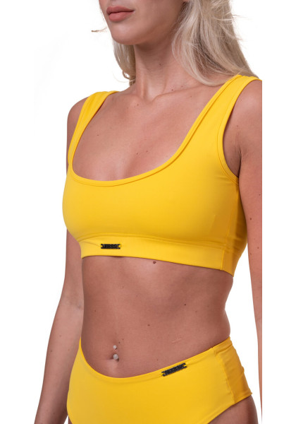 NEBBIA Miami Sporty Bikini Bralette (vrchný diel) žltá