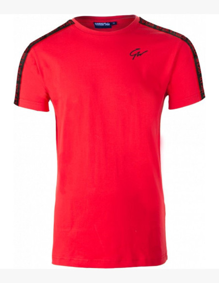 CHESTER T-SHIRT - RED/BLACK - Gorilla Wear