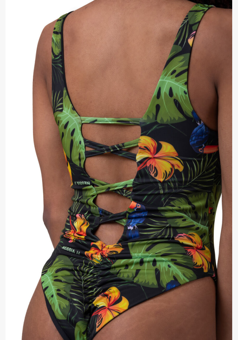 NEBBIA One-Colour Monokini green