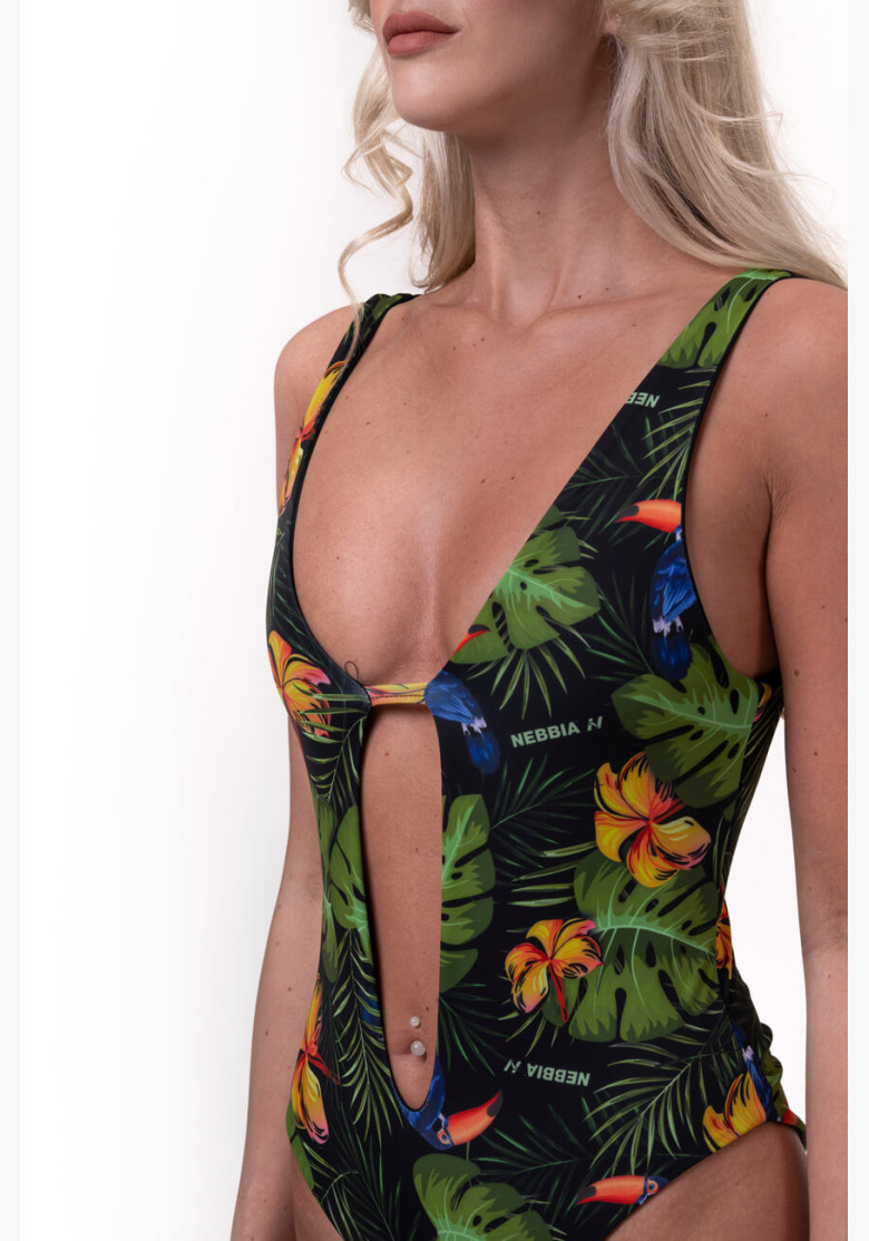 NEBBIA One-Colour Monokini green