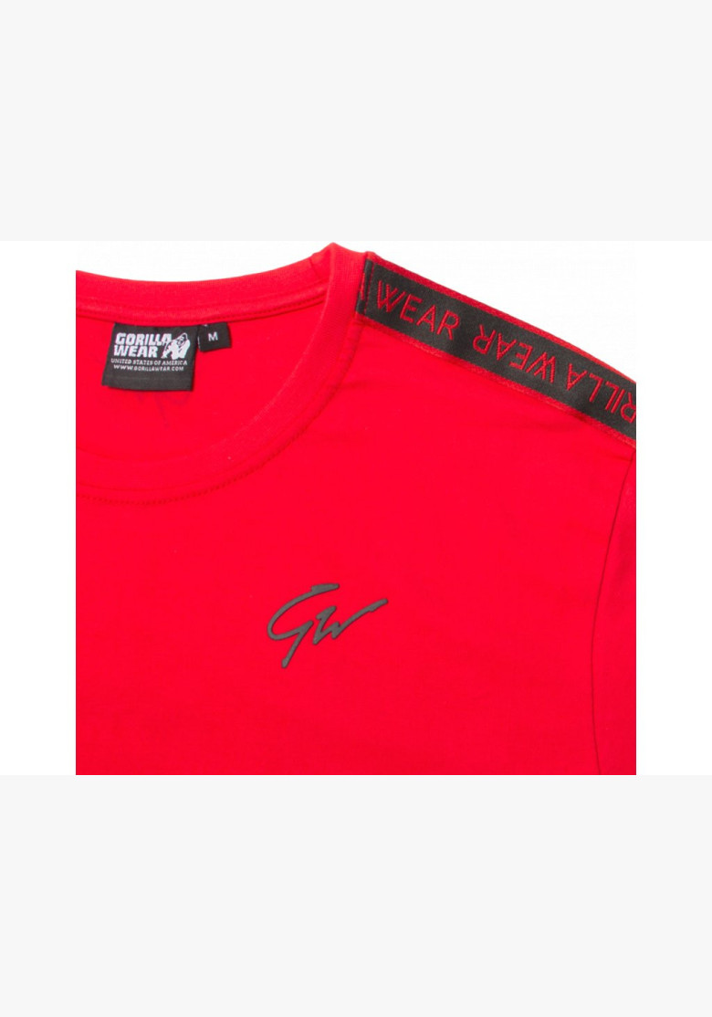CHESTER T-SHIRT - RED/BLACK - Gorilla...