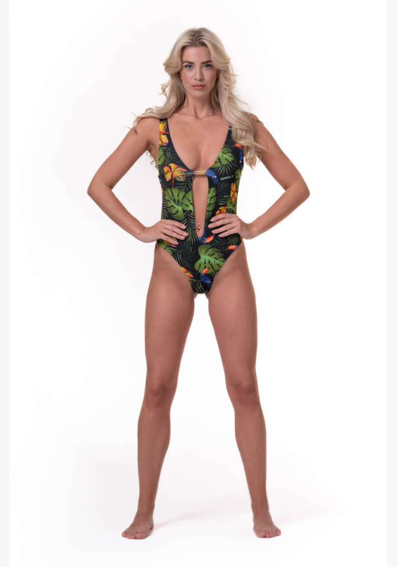 NEBBIA One-Colour Monokini green