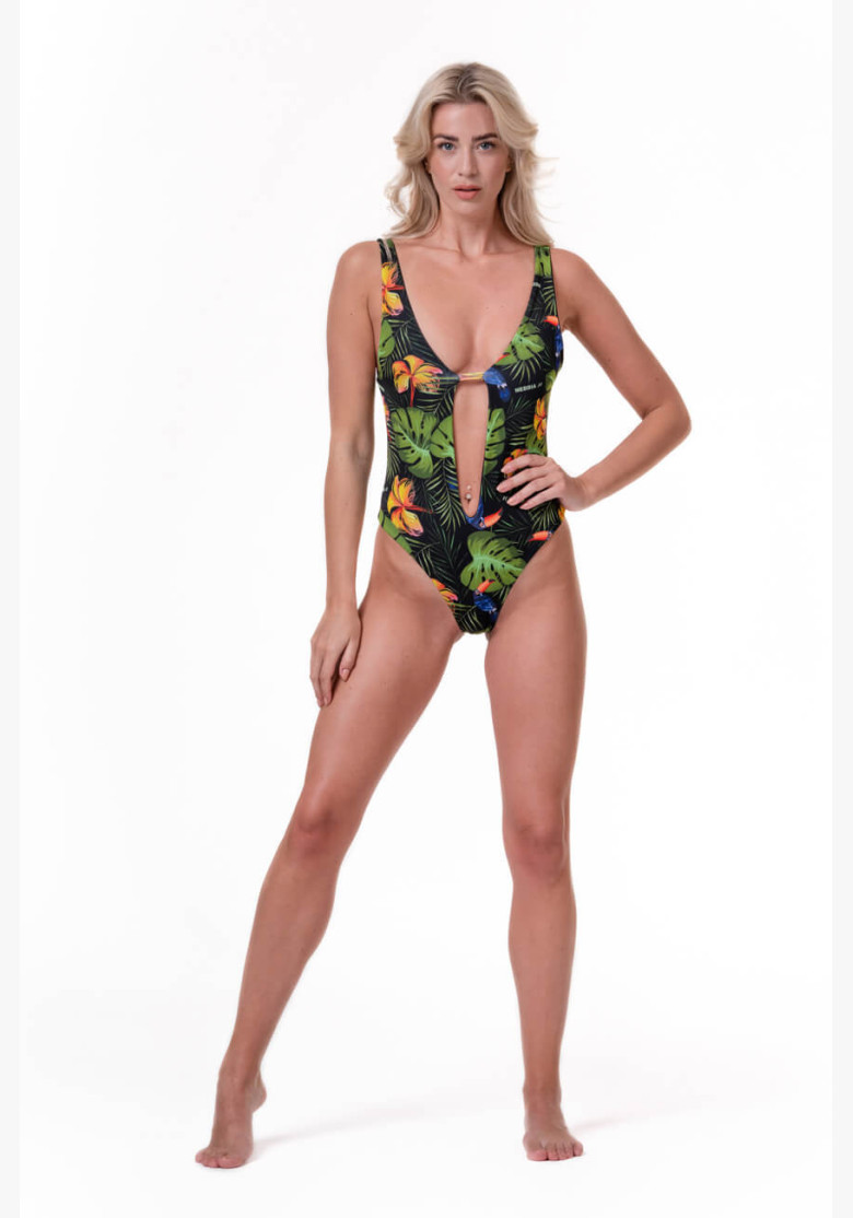 NEBBIA One-Colour Monokini green