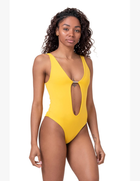 NEBBIA One-Colour Monokini yellow