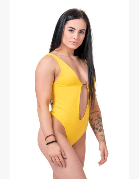 NEBBIA One-Colour Monokini yellow