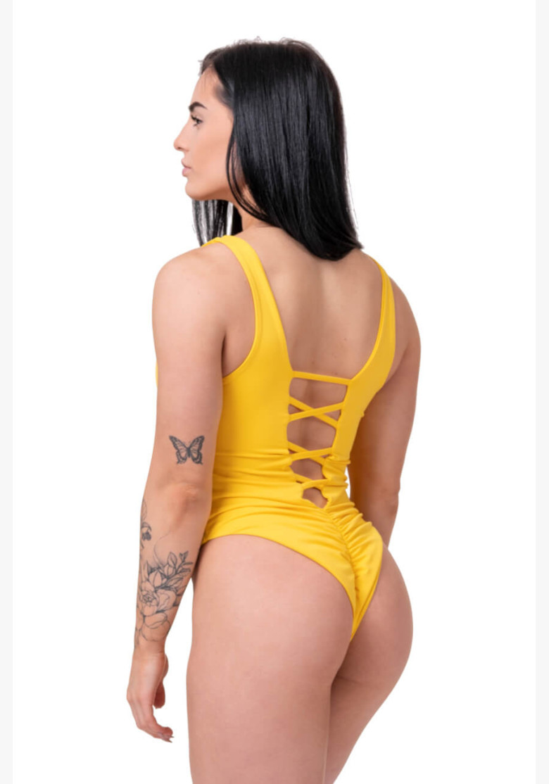 NEBBIA One-Colour Monokini yellow