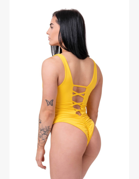 NEBBIA One-Colour Monokini yellow