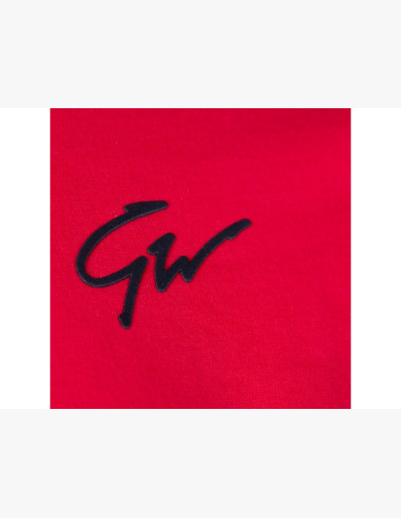 CHESTER T-SHIRT - RED/BLACK - Gorilla Wear