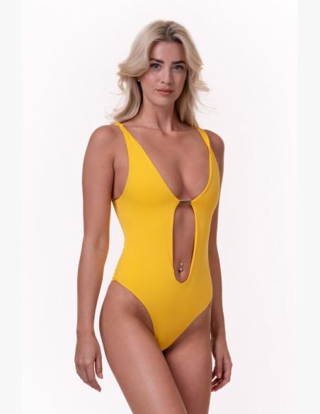 NEBBIA One-Colour Monokini yellow