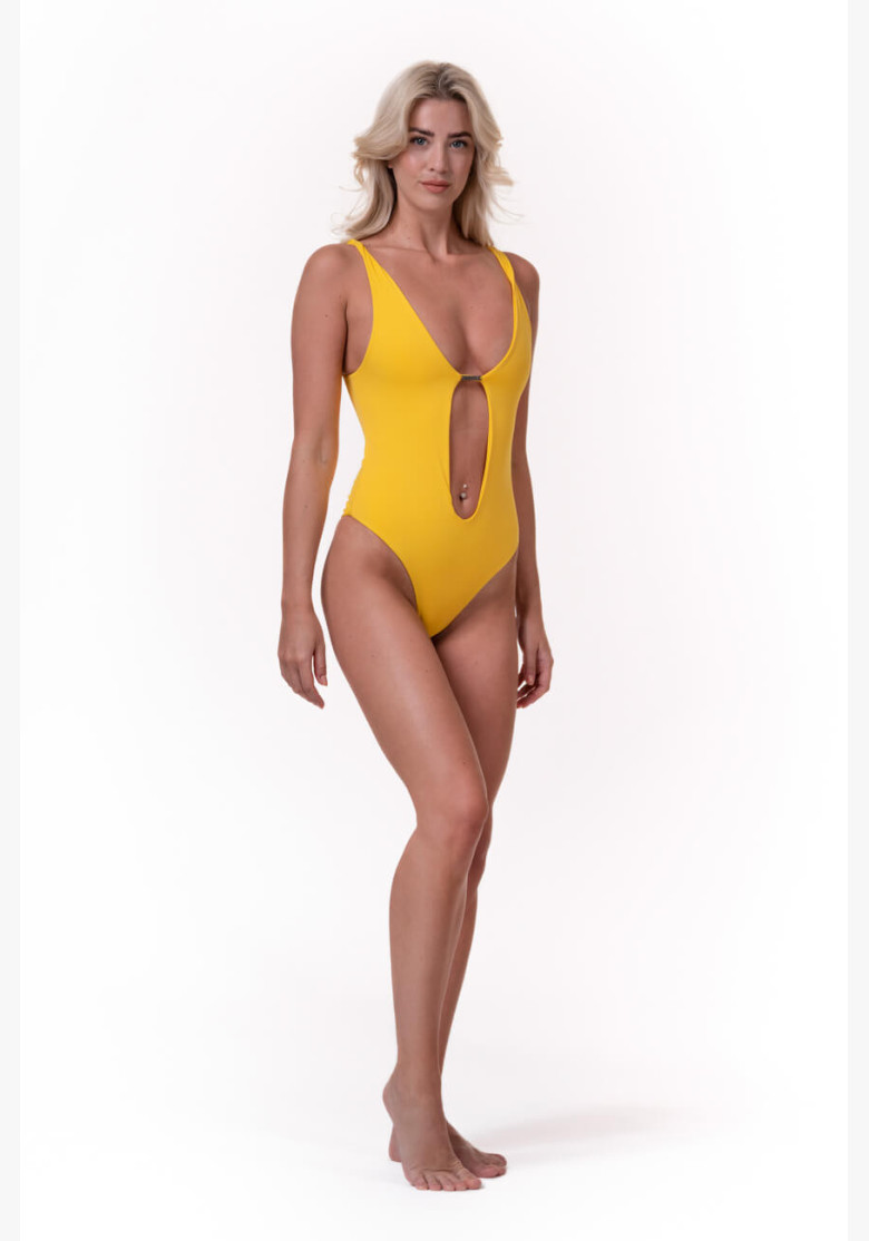 NEBBIA One-Colour Monokini yellow