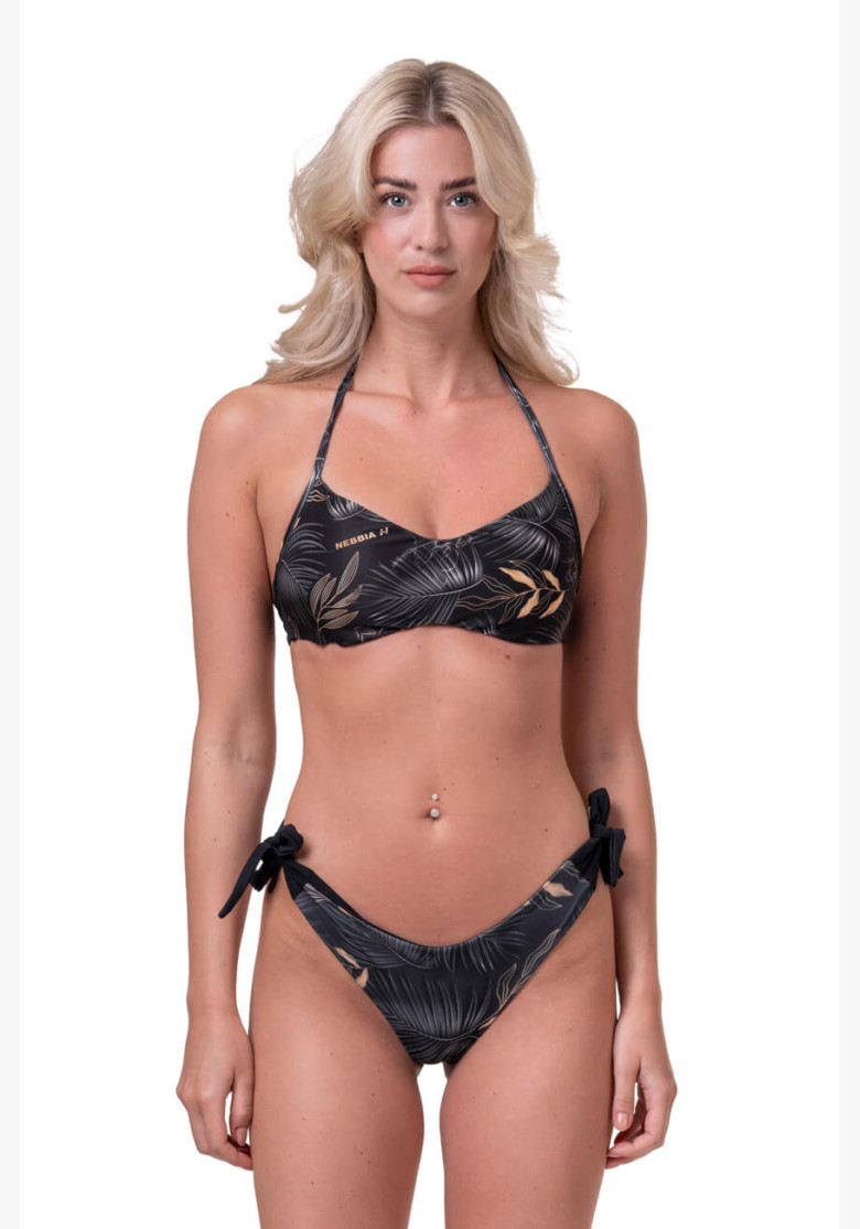 NEBBIA Earth Powered Bikini (top) black NEBBIA Earth Powered Bikini (top) black