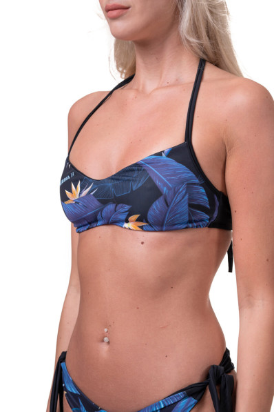NEBBIA Earth Powered Bikini (top) blue