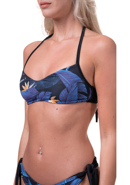 NEBBIA Earth Powered Bikini (vrchný diel) modrá