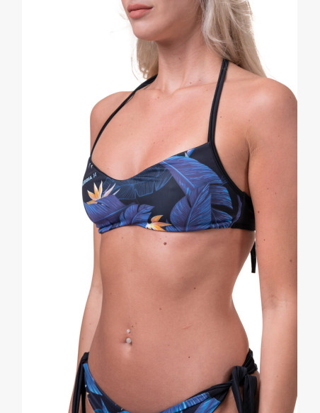 NEBBIA Earth Powered Bikini (top) blue