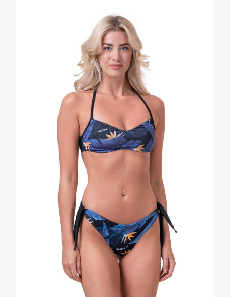 NEBBIA Earth Powered Bikini (top) blue
