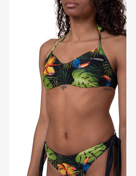 NEBBIA Earth Powered Bikini (top) green