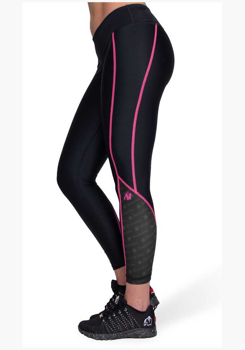 CARLIN COMPRESSION TIGHTS PINK - Gorilla Wear