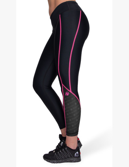 CARLIN COMPRESSION TIGHTS PINK - Gorilla Wear