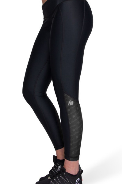 CARLIN COMPRESSION TIGHTS BLACK - Gorilla Wear