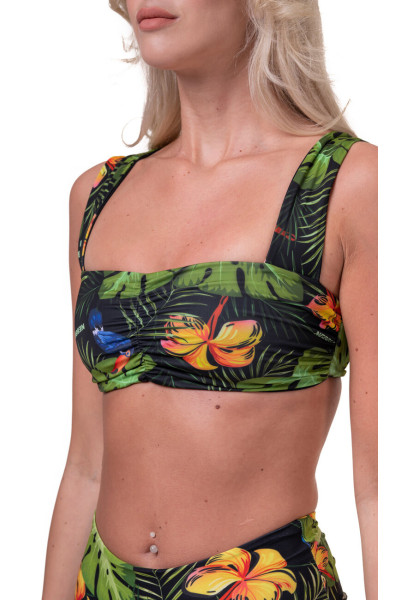NEBBIA Miami Retro Bikini (vrchný diel) junglegreen