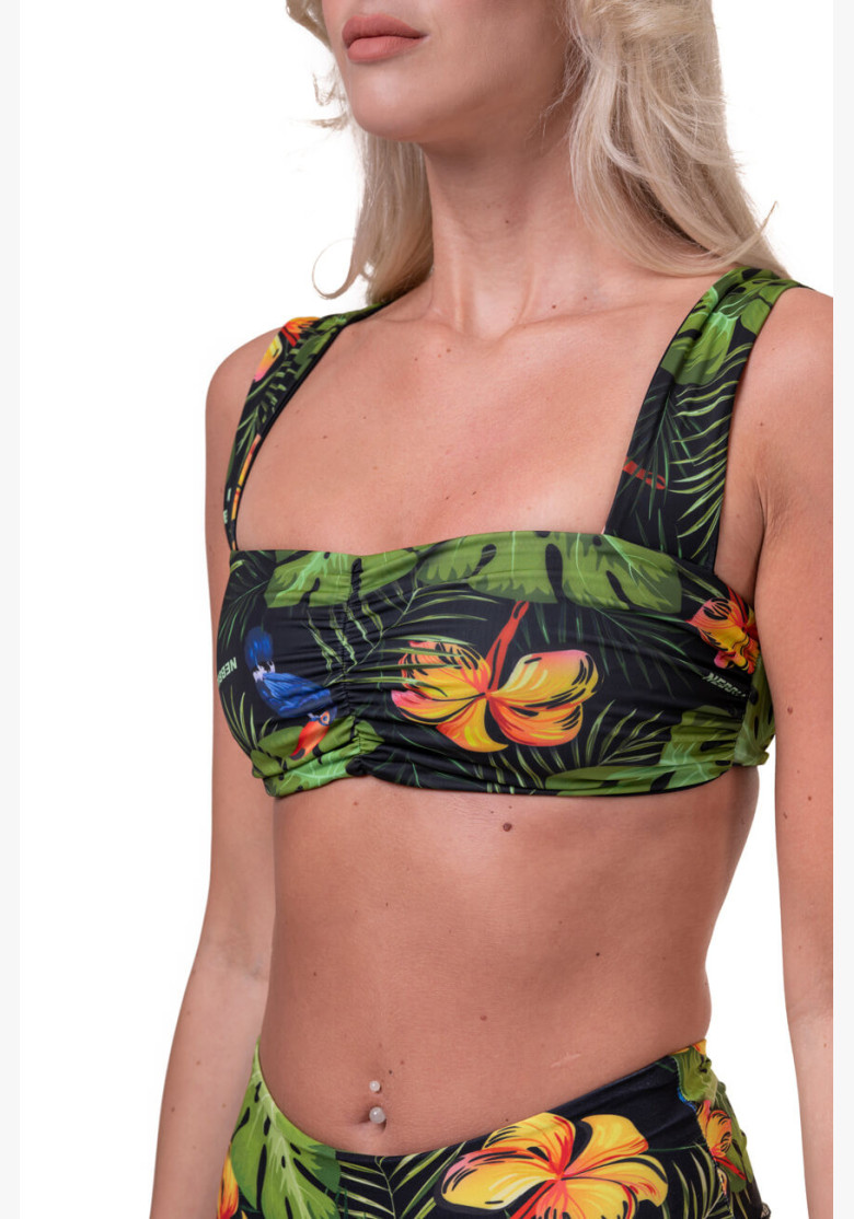 NEBBIA Miami Retro Bikini (vrchný diel) junglegreen