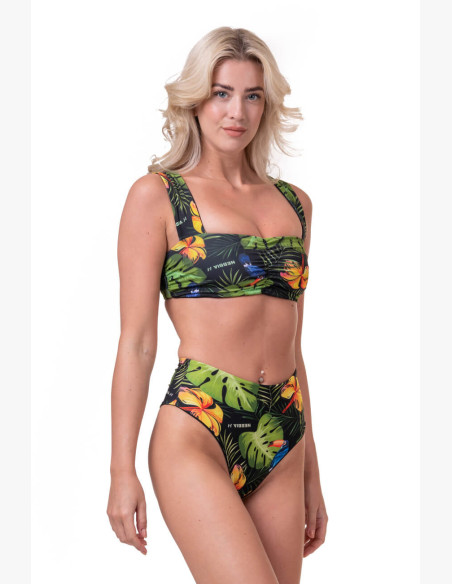 NEBBIA Miami Retro Bikini (top) junglegreen