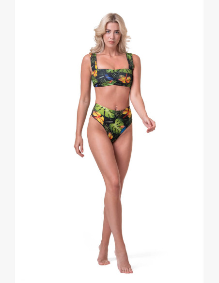 NEBBIA Miami Retro Bikini (top) junglegreen