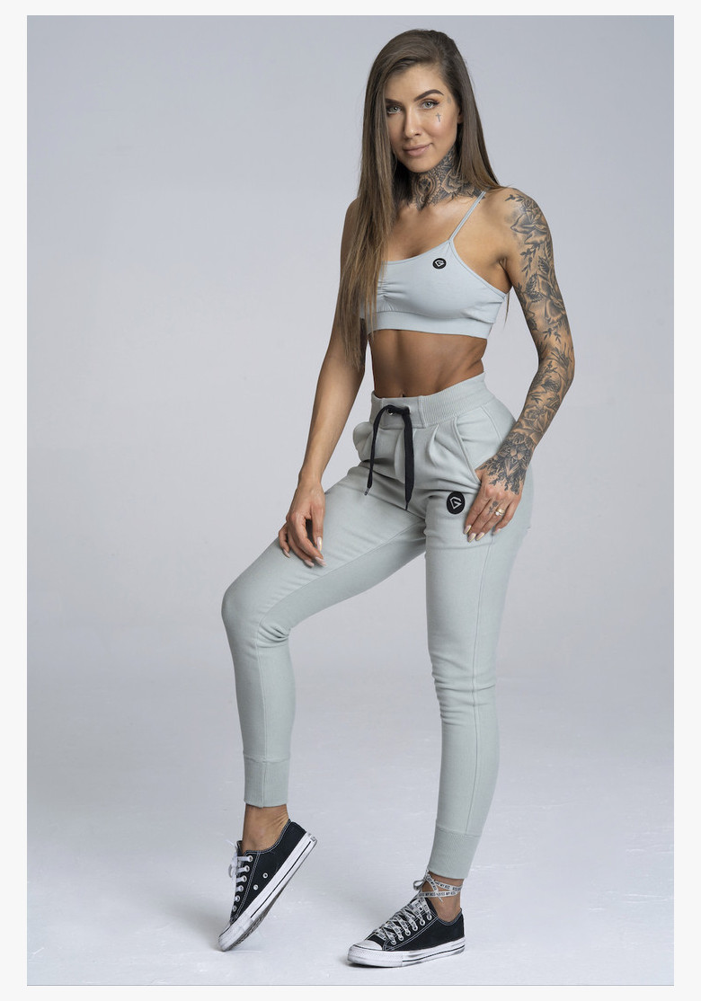 Tepláky Gym Glamour Boyfriend Grey