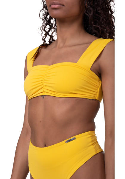 NEBBIA Miami Retro Bikini (vrchný diel) žltá