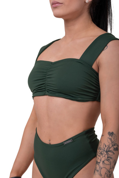 NEBBIA Miami Retro Bikini (vrchný diel) zelená