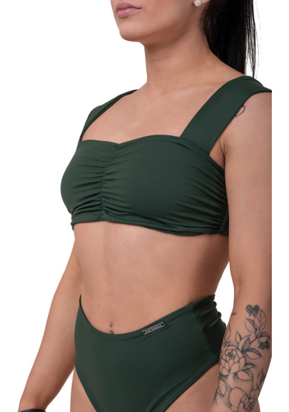 NEBBIA Miami Retro Bikini (vrchný diel) zelená