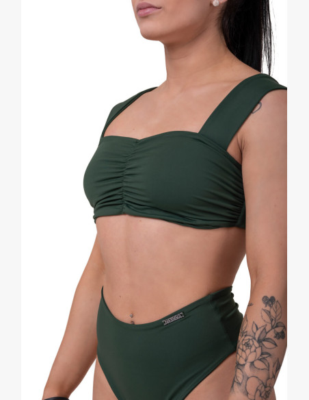 NEBBIA Miami Retro Bikini (top) green